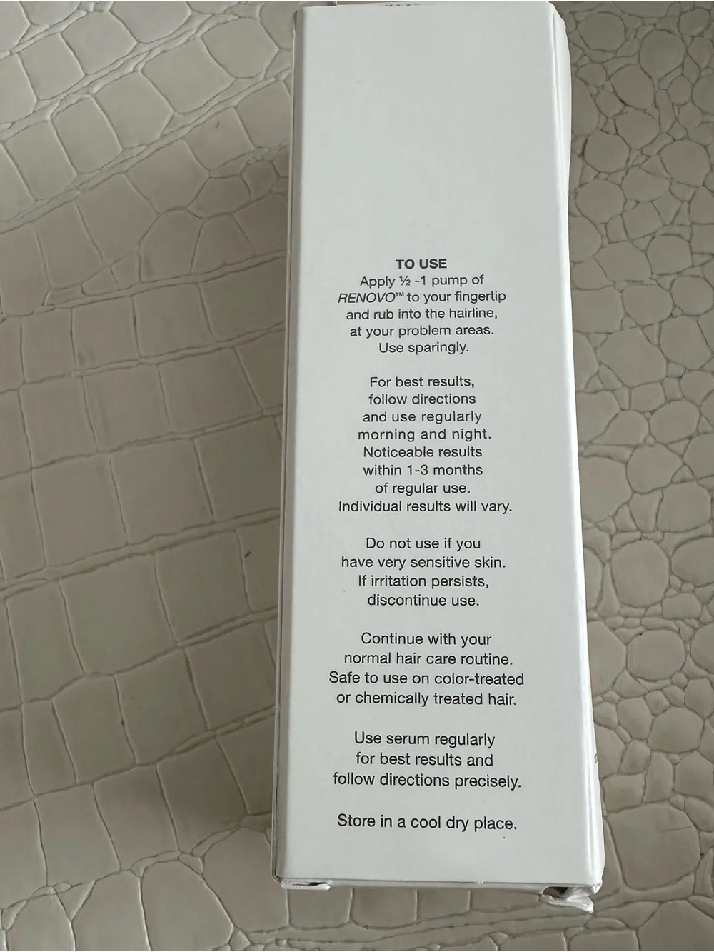 Juju Renovo Biotin Hair Serum Scalp Nourishing‎ Hair Thickening Serum #UB1